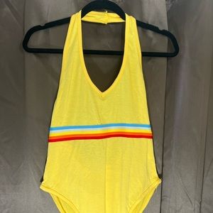 Halter top body suit